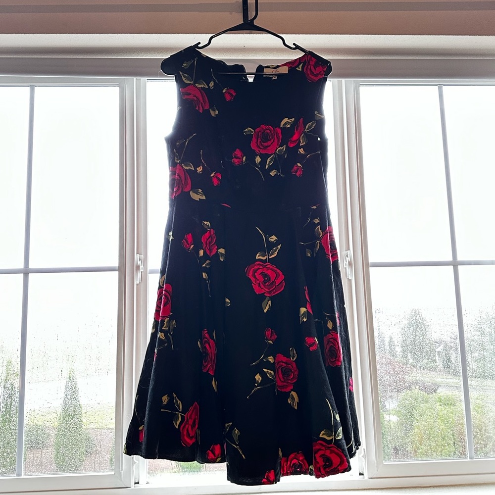 Grace Karin A line floral dress